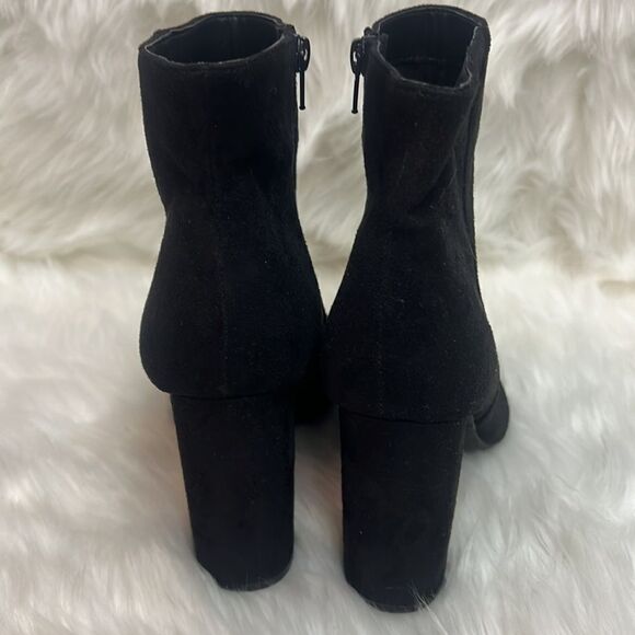 Fashion Nova Open toed Chunky heeled Ankle Boots Size 10 D21 - Picture 8 of 9